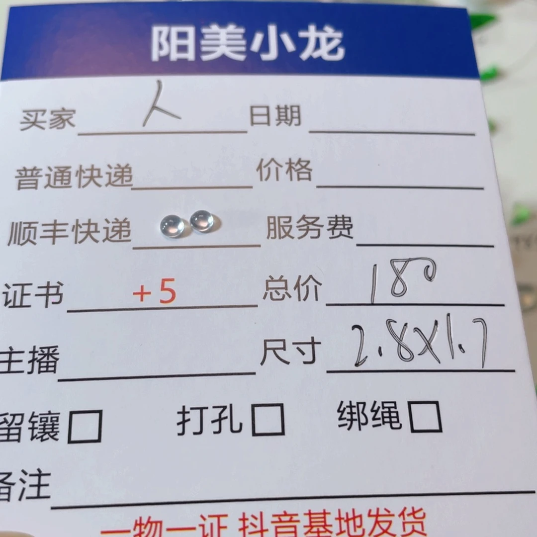 翡翠未镶嵌耳饰人***气