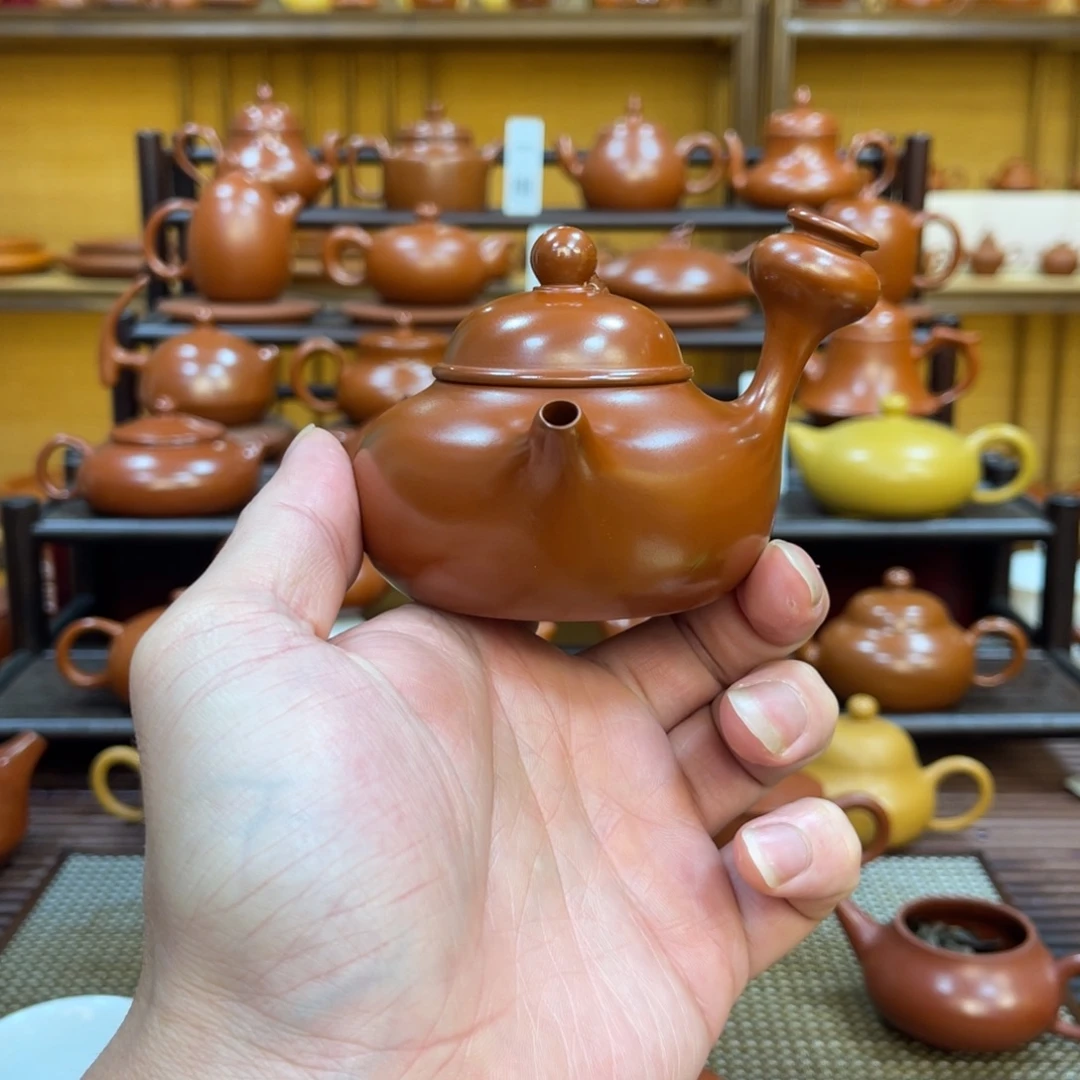茶壶朱泥侧把120cc
