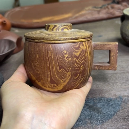 茶杯紫砂紫砂盖杯茶具