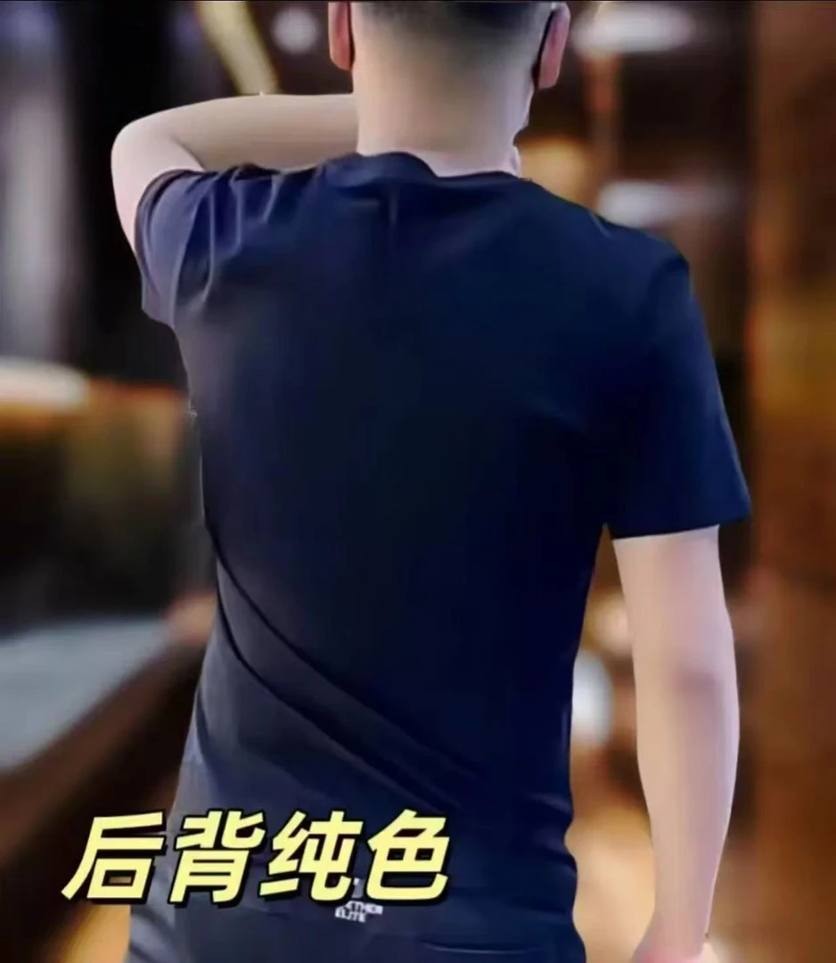 美式重磅潮牌新款时尚潮流男士百搭圆领纯棉短袖上衣打底衫潮夏季