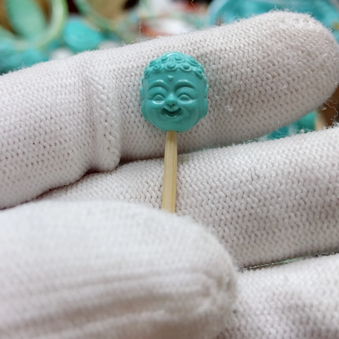 绿松石珠子未镶嵌