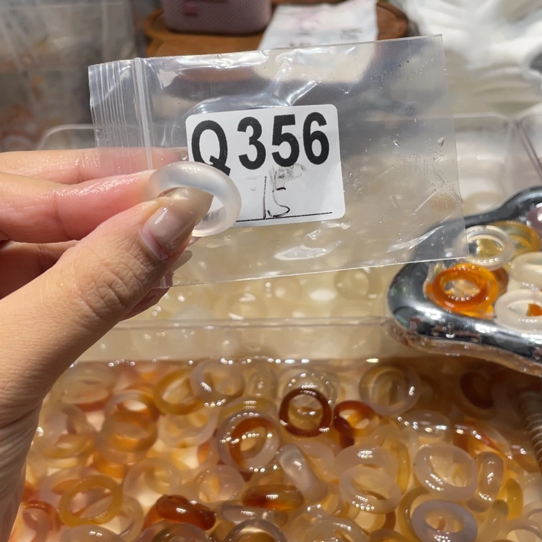 玛瑙/玉髓未镶嵌戒指356