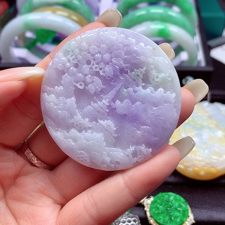 颈饰未镶嵌翡翠翡翠