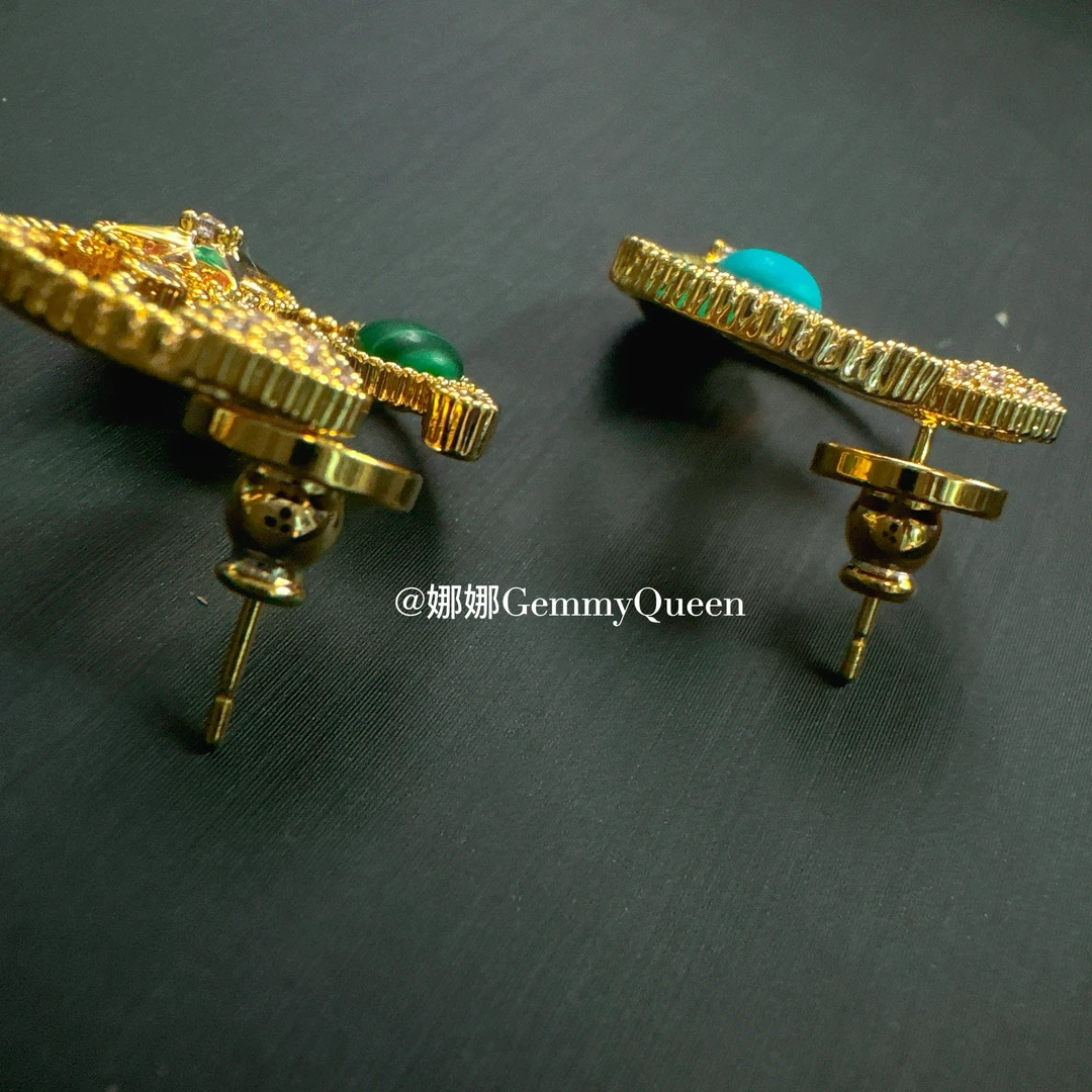 铜合金珐琅耳饰 娜娜GemmyQueen耳环GQ05089