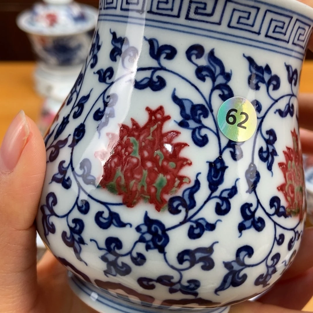 手绘现代茶具非古董