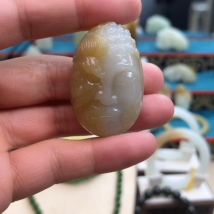 吊坠(不含链)未镶嵌和田玉（糖玉）