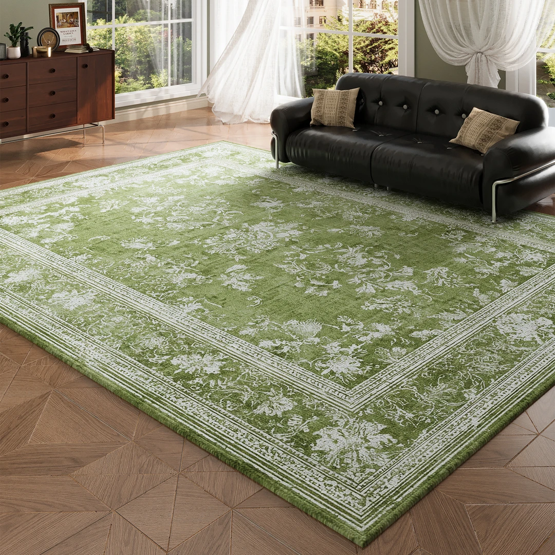 忘忧虫轻奢客厅地毯免洗耐脏防滑高级沙发茶几垫大面积全铺地毯