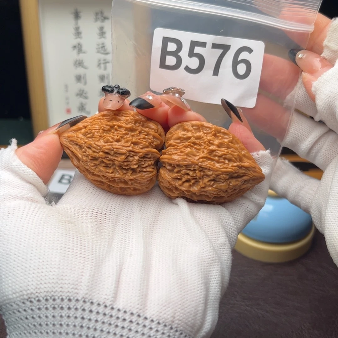 把件文玩核桃36打底塔尖b576