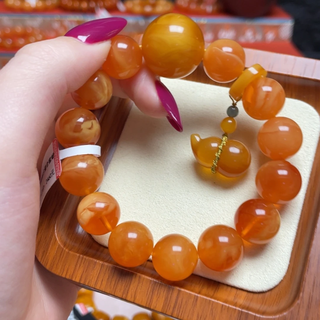 手链蜜蜡未镶嵌手串