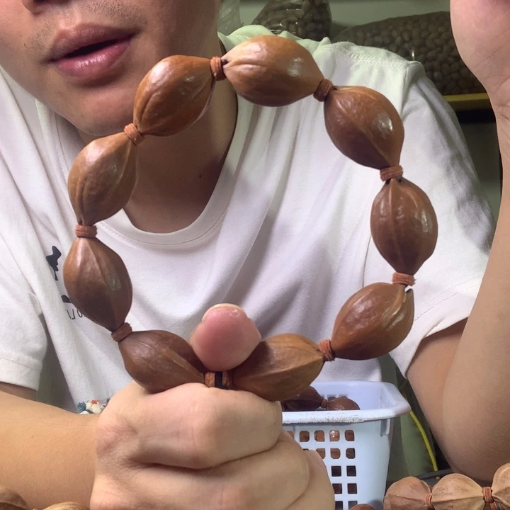 手串/手链橄榄核梅林铁核19/30哑光