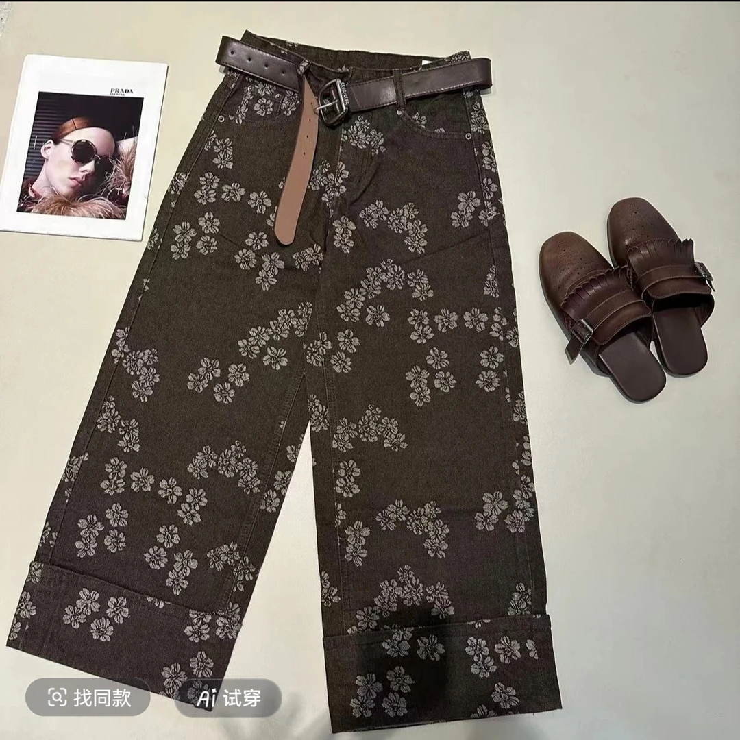 《姚家优麦汇》K6803秋款水洗牛仔裤显瘦百搭新款裤子