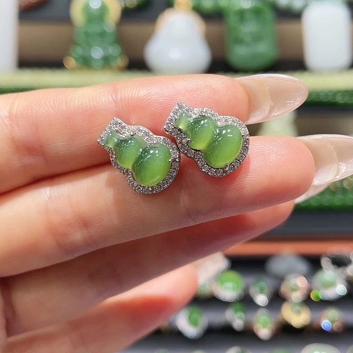 和田玉银S925镶嵌戒指