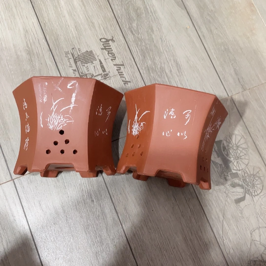 紫砂天心紫砂手工花盆