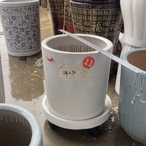 低腰白圆柱大号 口30/35