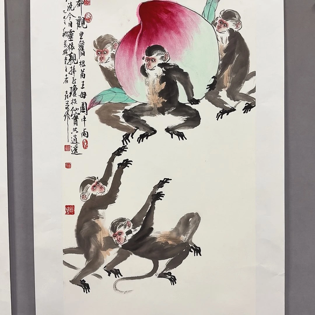 国画亲笔手绘放心去藏