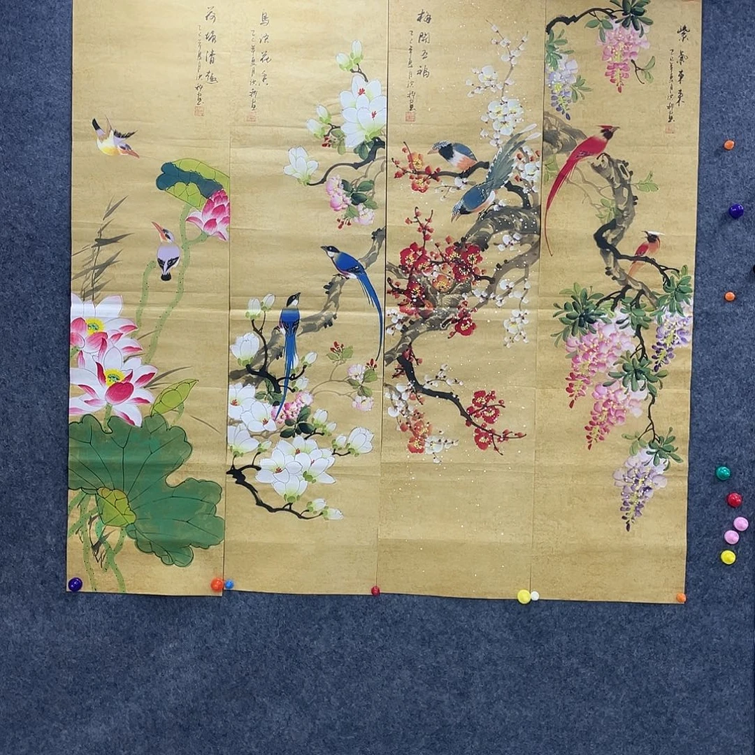 国国画作品小姐姐放漏…