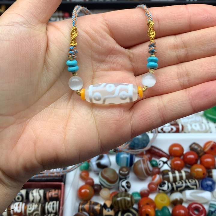 玛瑙/玉髓未镶嵌吊坠(赠链)