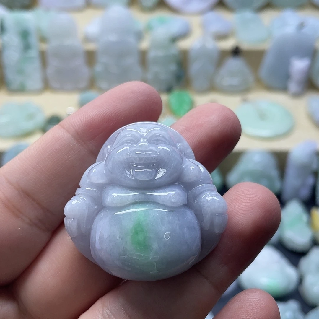 翡翠未镶嵌颈饰纯天然翡翠