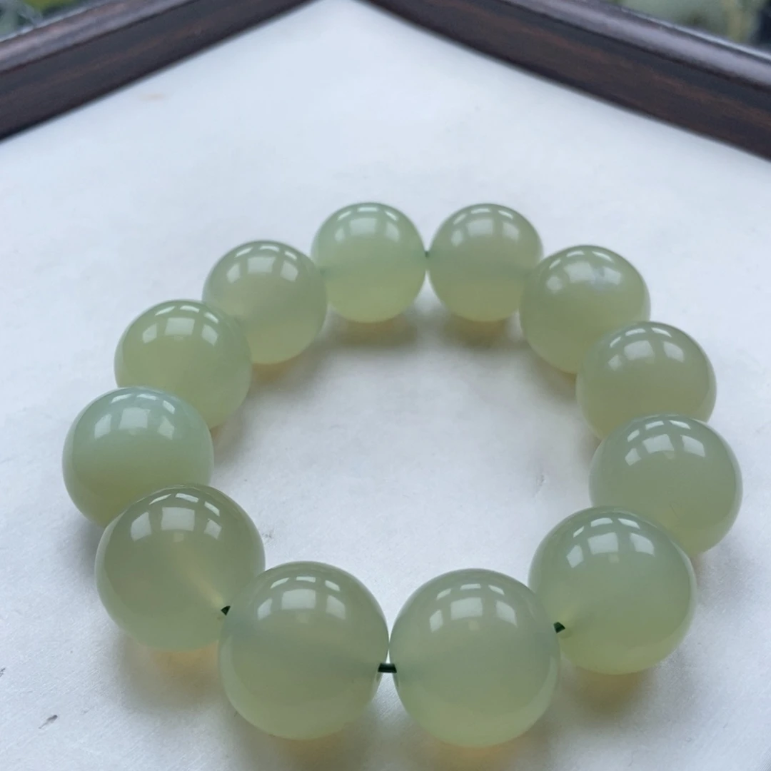 蛇纹石玉未镶嵌手链