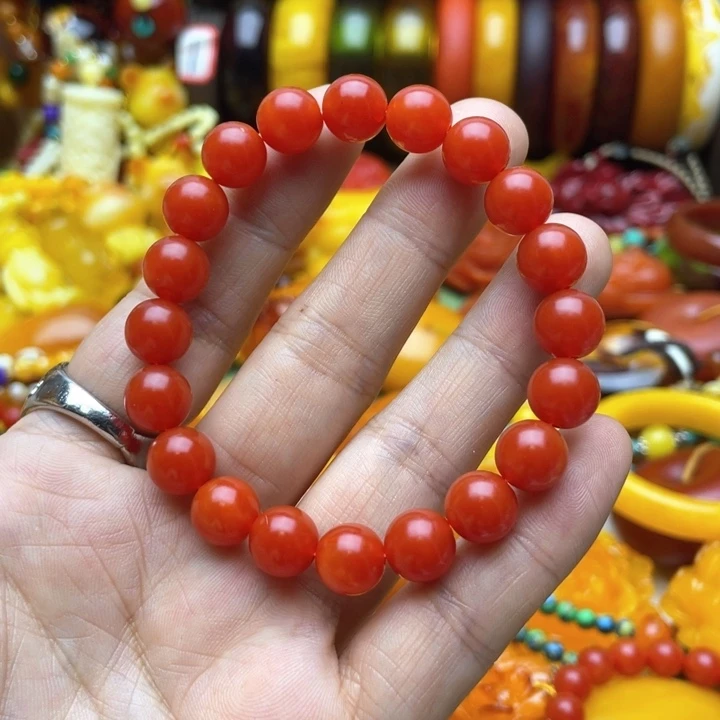 树脂制品36号红色手串
