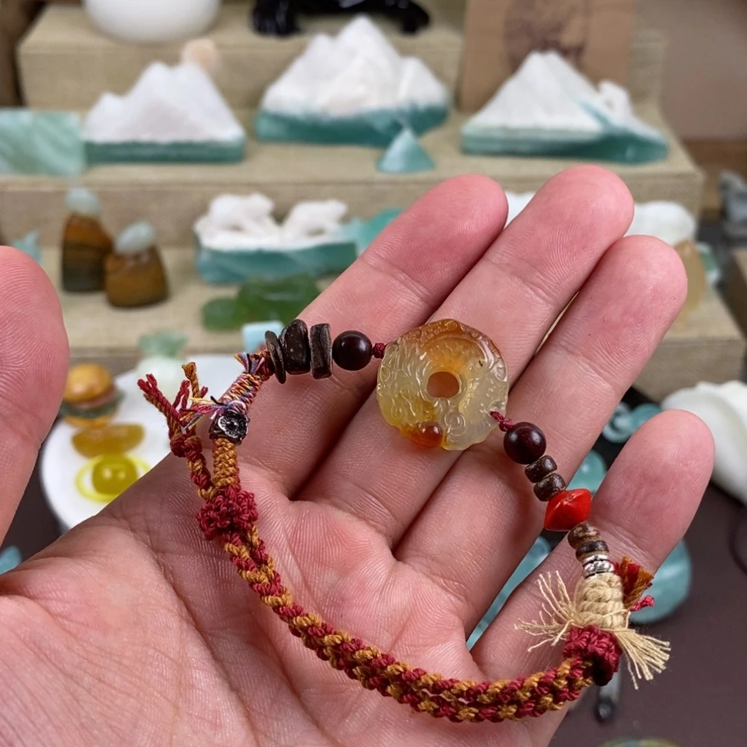 合金蛇纹石玉颈饰