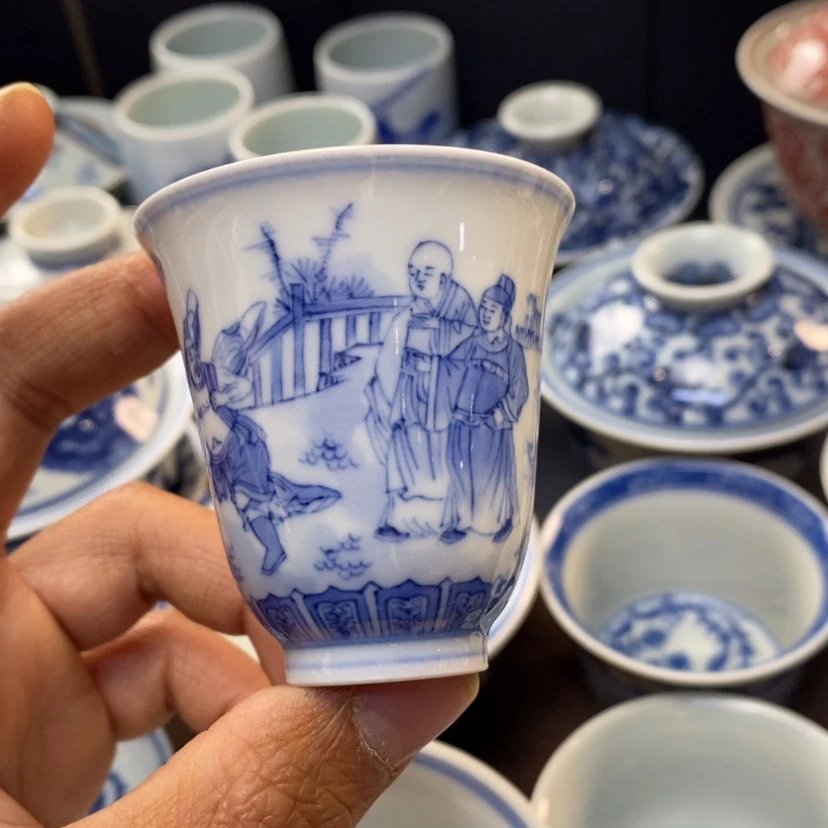 【闪购商品】景德镇青花主人杯