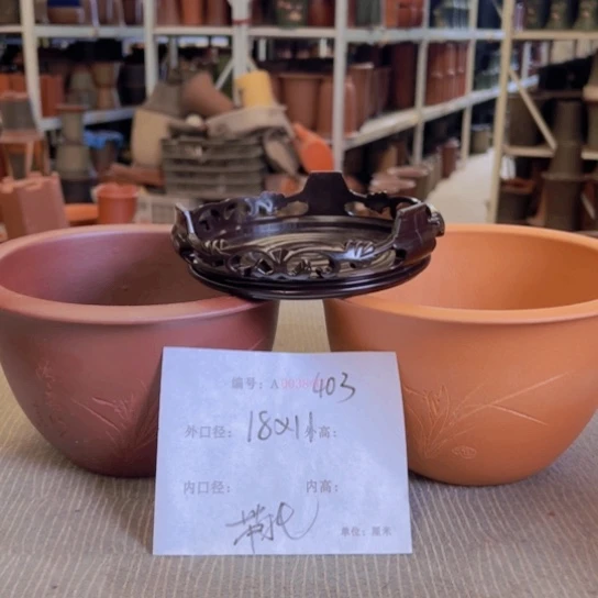 紫砂花盆紫紫砂盆