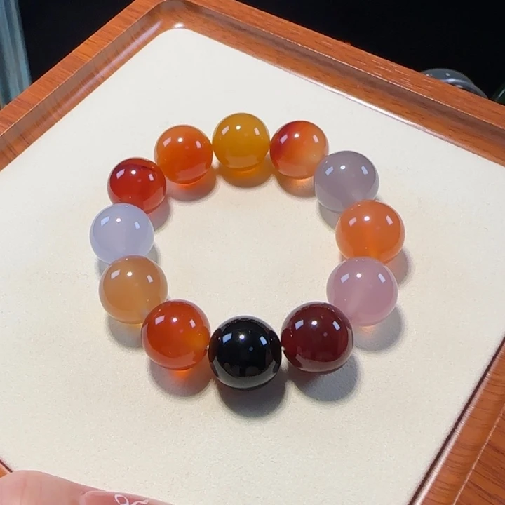 玛瑙/玉髓未镶嵌手链
