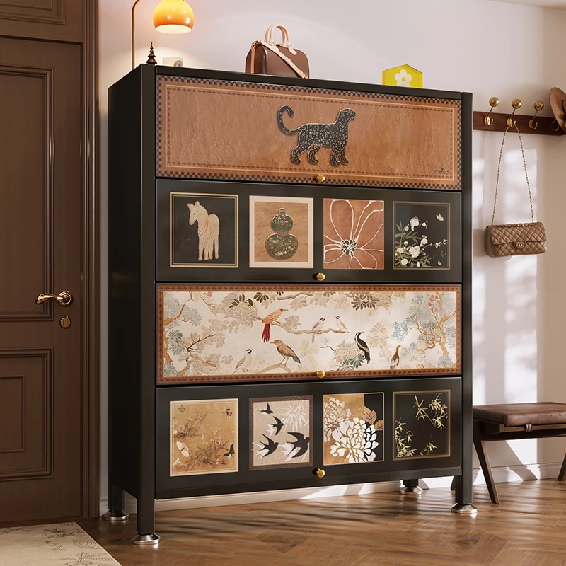 美世达鞋柜家用门口2025年新款入户结实鞋架网红多层鞋子收纳柜