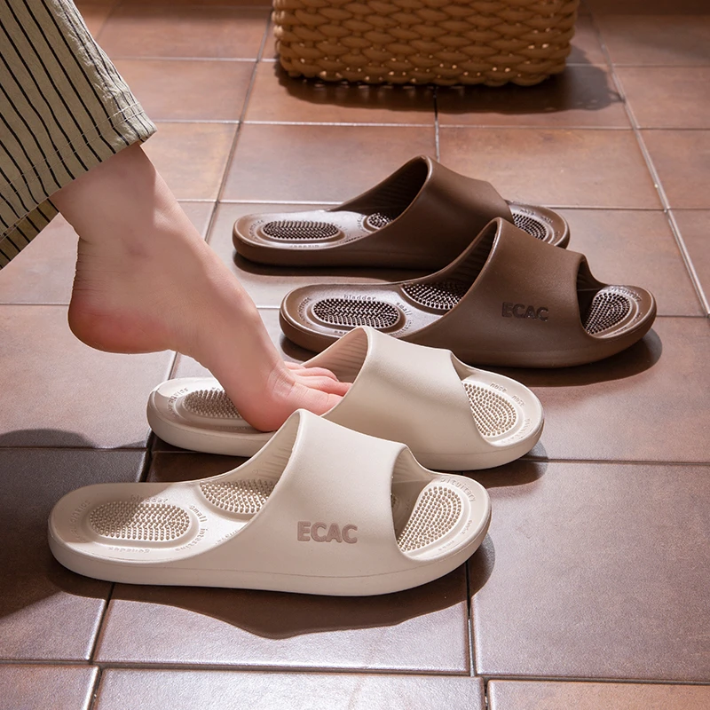 踩屎感拖鞋女士夏季2025新款家居室内防滑浴室按摩洗澡足凉拖鞋女