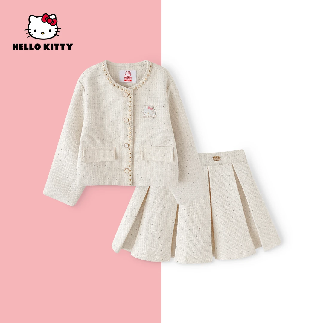 HelloKitty秋季新款女童休闲百搭上衣女宝可爱套装AC5320MK418 AD