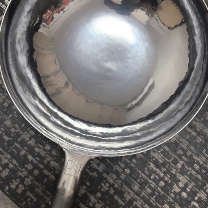 木***七熟铁手工锻打铁锅32