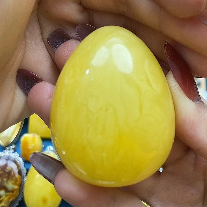 琥珀颈饰未镶嵌吊坠