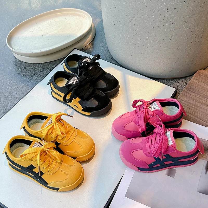 ABC儿童运动鞋春秋新款男童潮款阿甘鞋女童软底防滑德训鞋子女宝