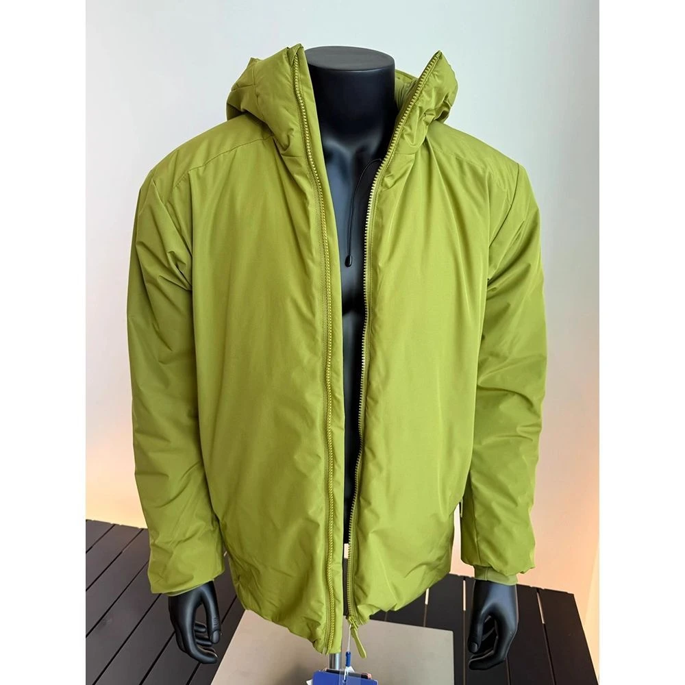 榄苔绿色多巴胺轻量化三防软壳棉服外套冬季户外保暖连帽棉衣