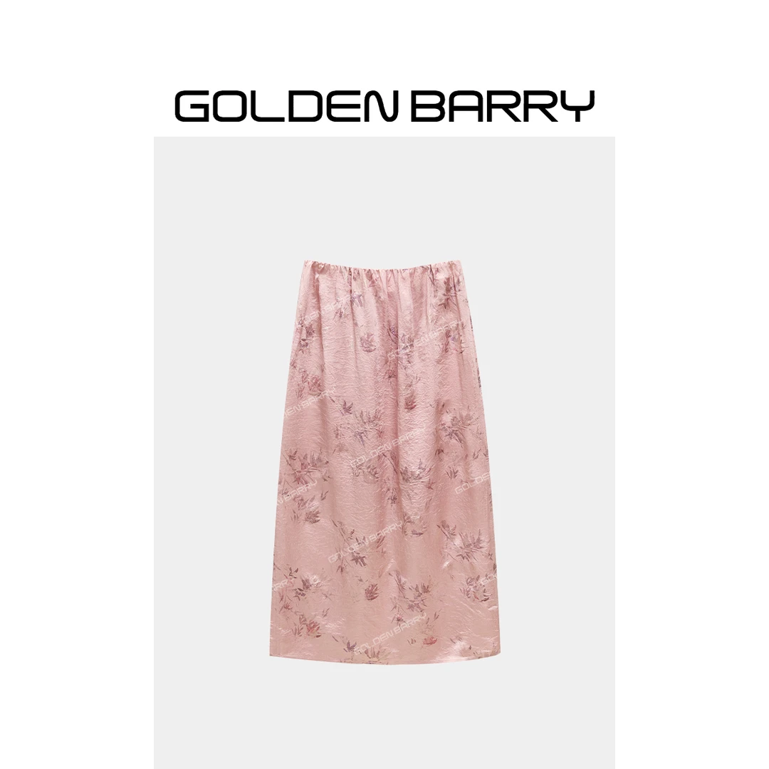 GOLDENBARRY|310221中式烫金半身裙【微瑕1】