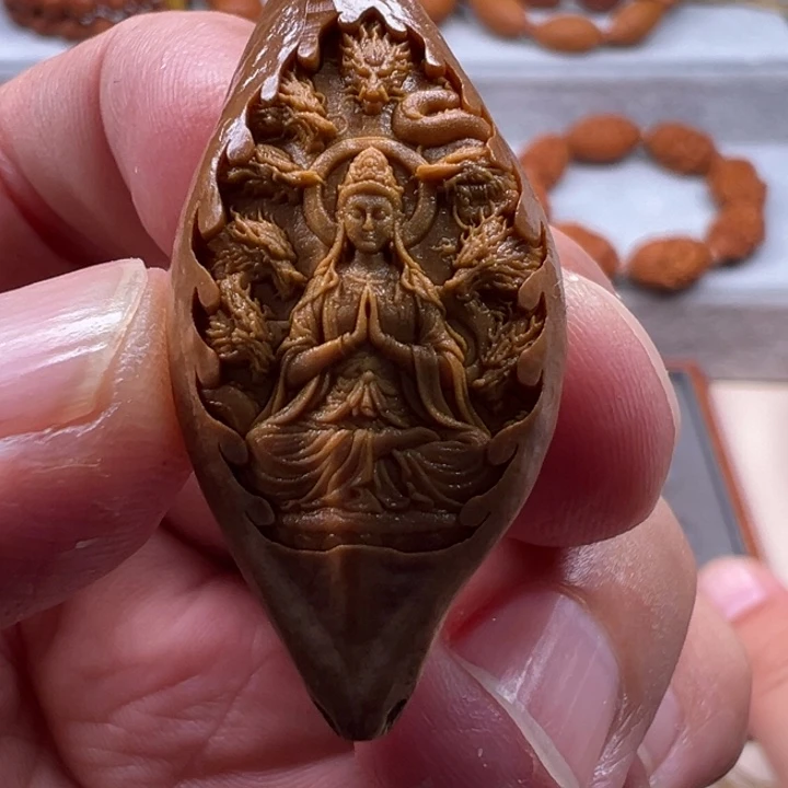 手串橄榄核橄榄核雕工艺制作