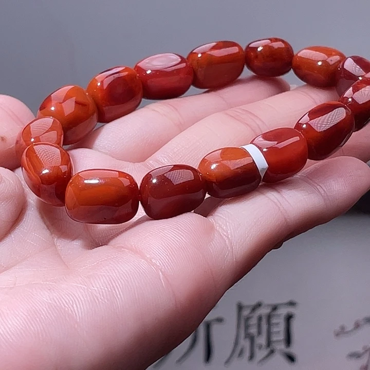 南红玛瑙合金手链60411
