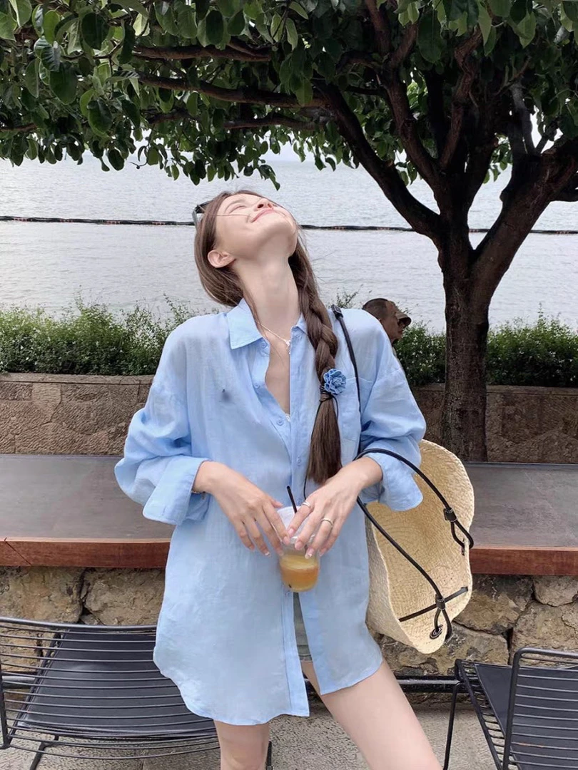 【大仙家】B007 十三行夏款韩式上衣舒适时尚百搭女士夏季