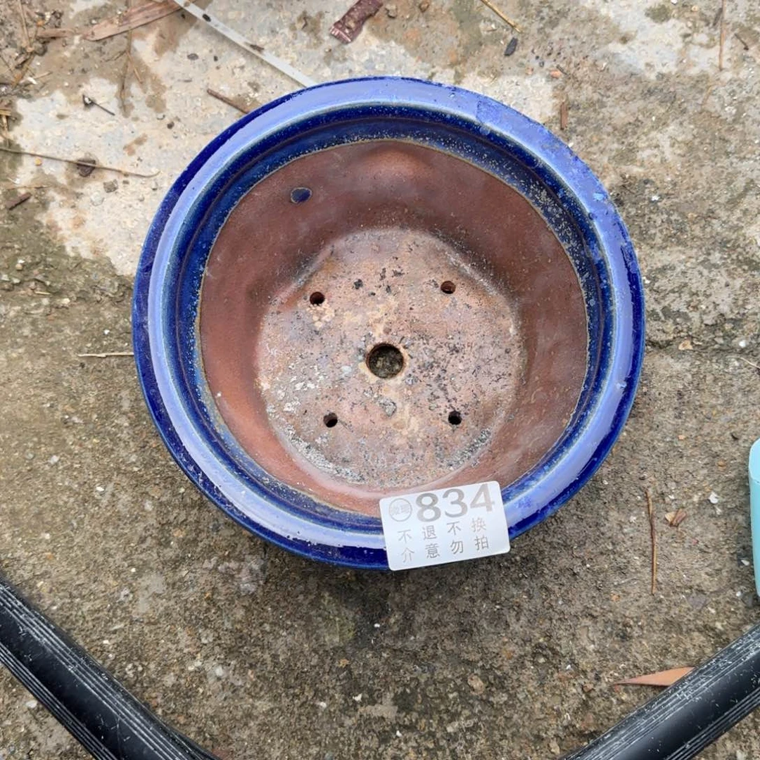 紫砂花盆五*林834瑕疵。