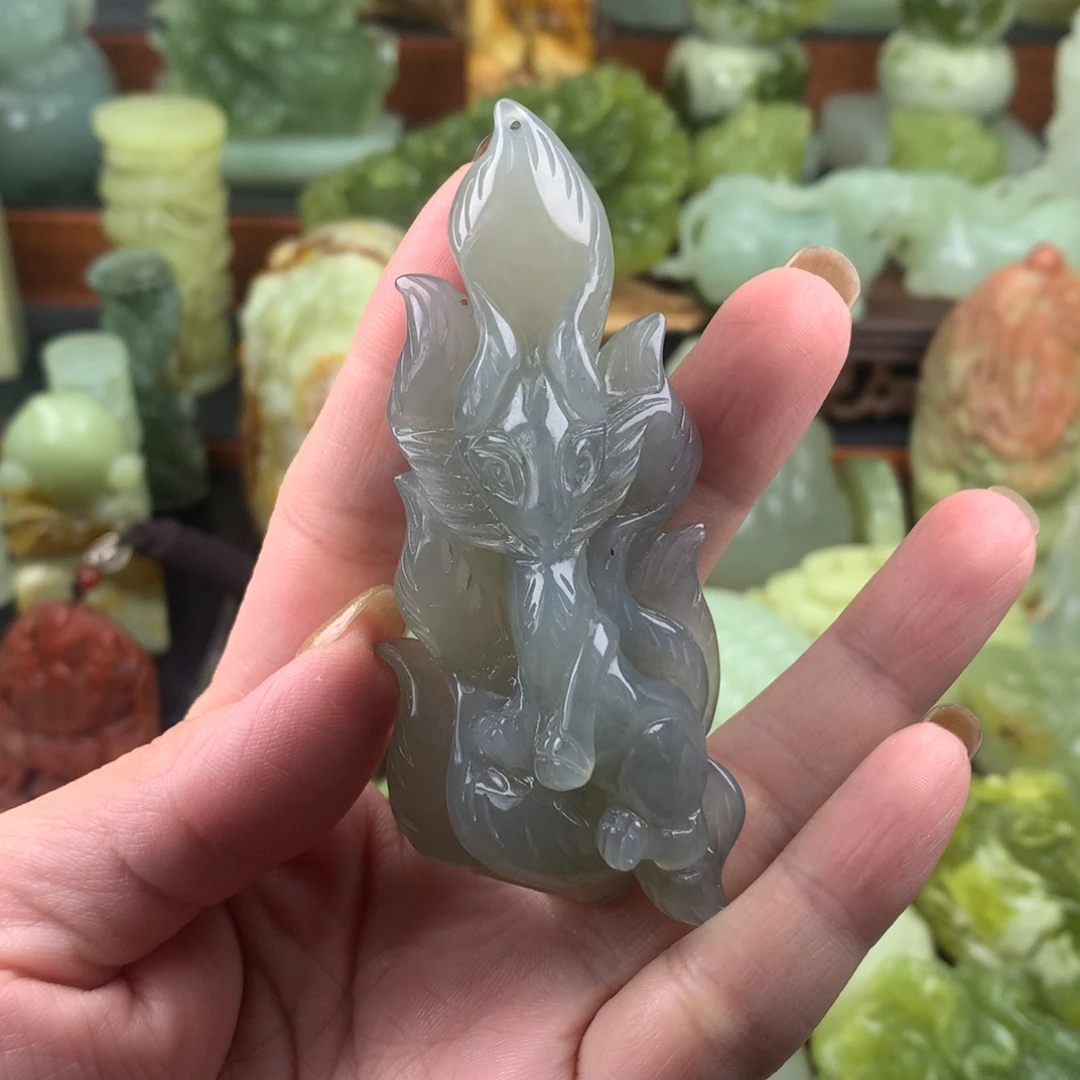岫玉未镶嵌手把件