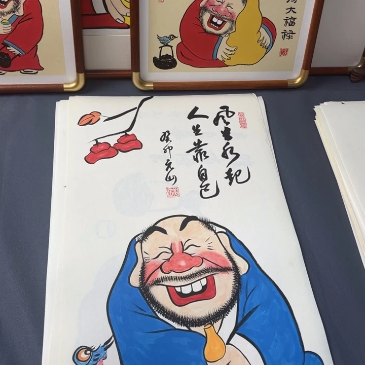 国画禅意纯手绘作品