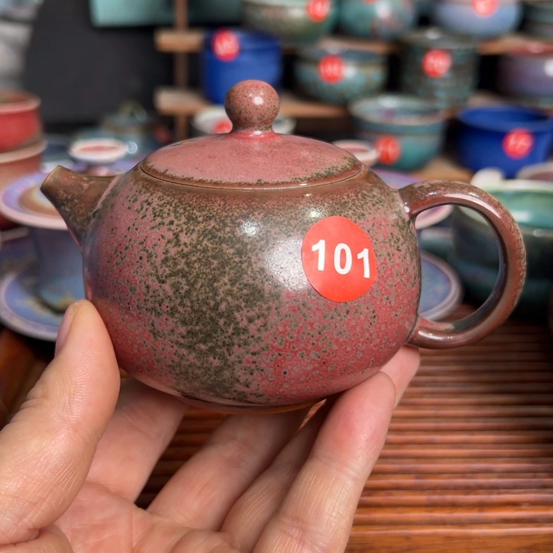 手工制作钧窑茶器