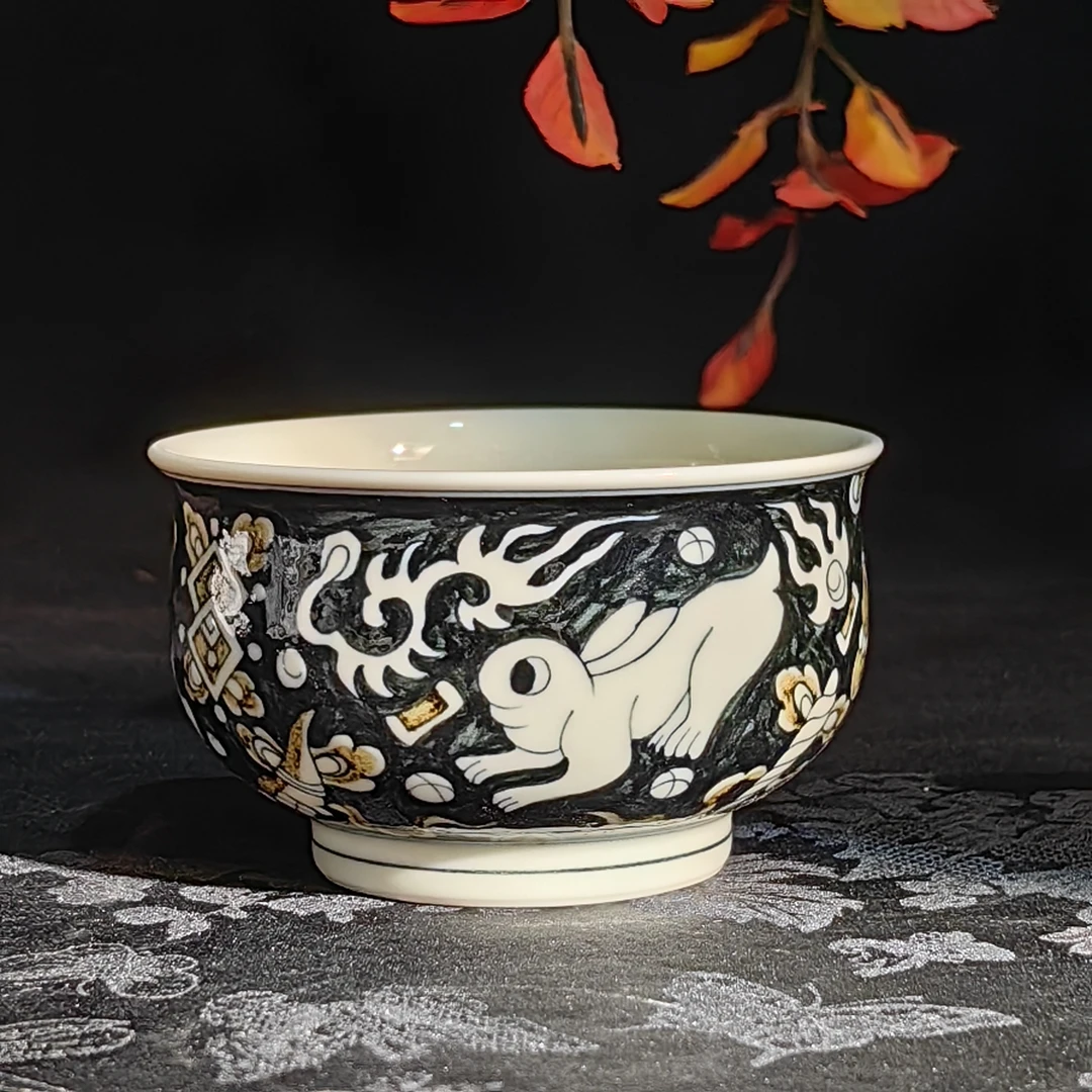 觅纤 玉兔主人杯-80毫升  MQ136