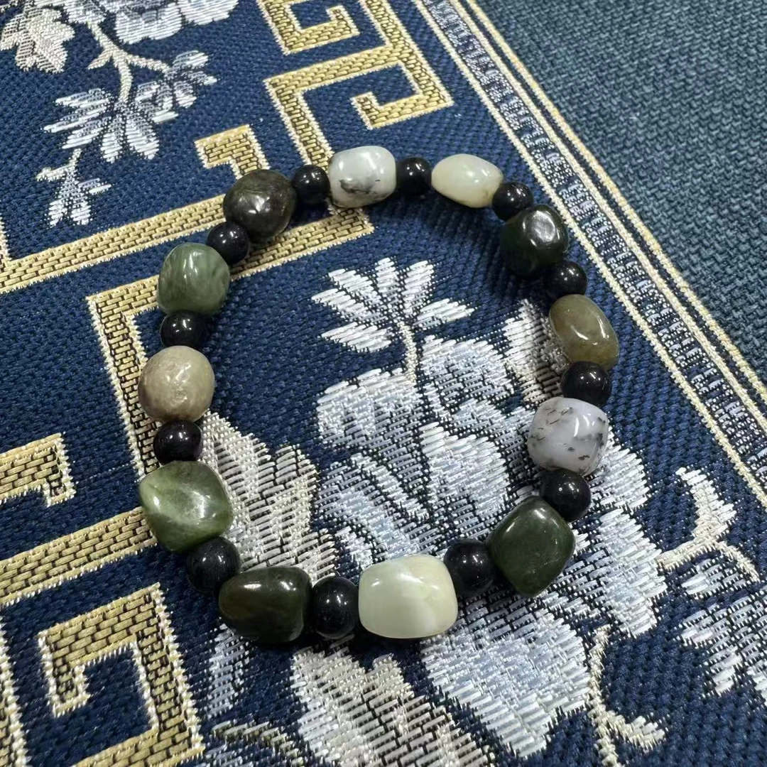 和田玉手串多宝随型手串男女情侣百搭