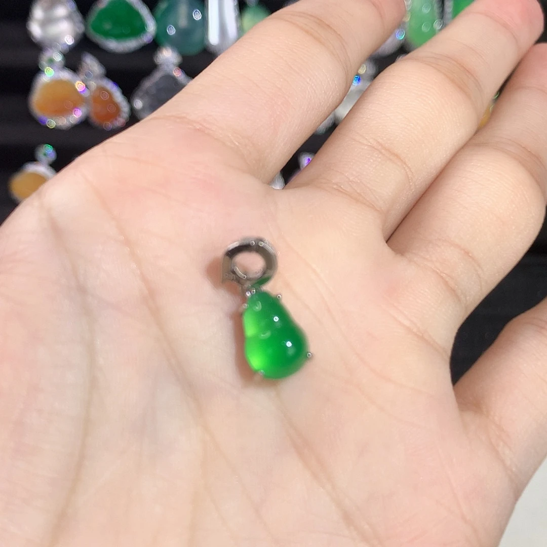 银S925镶嵌颈饰玛瑙/玉髓