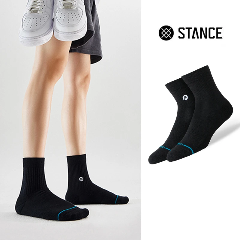 STANCE 经典ICON纯色款356短筒透气吸汗防臭抗菌街头户外百搭袜子