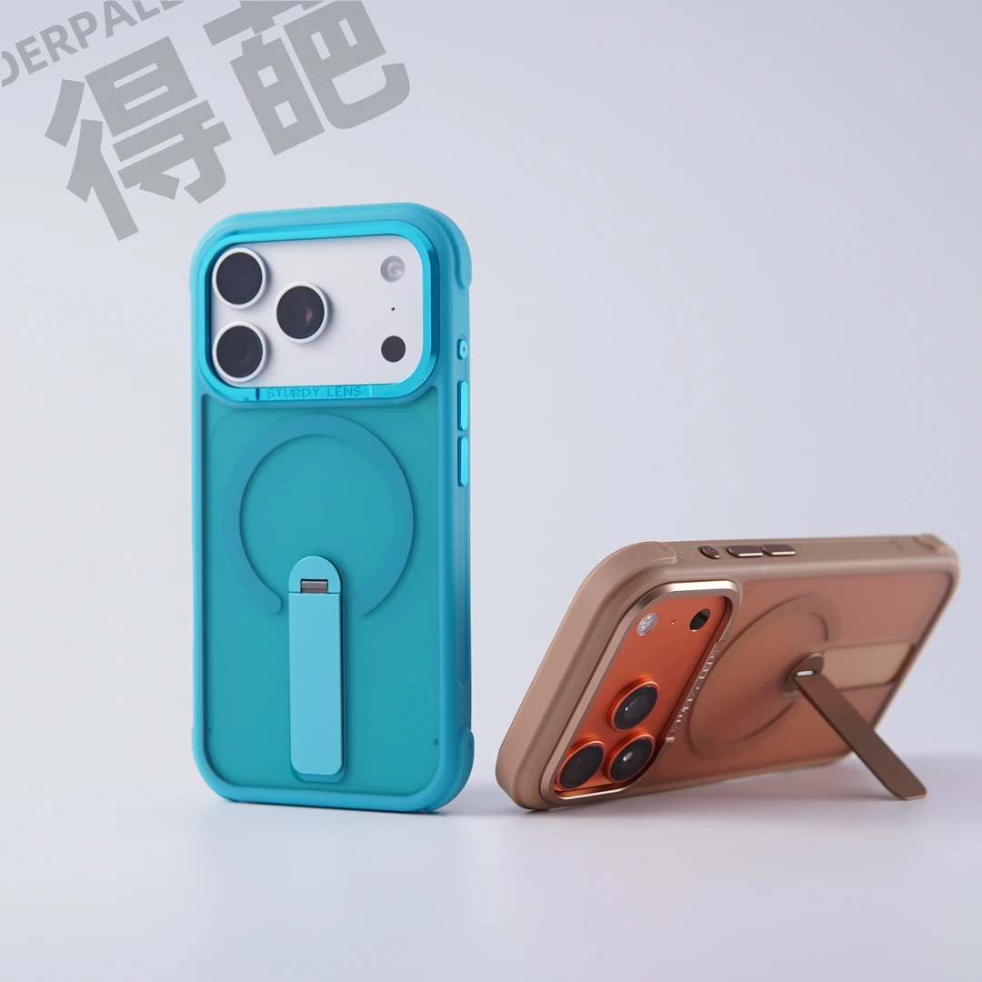 得葩软边防撞支架苹果17promax磁吸手机壳iphone16防摔保护14/15