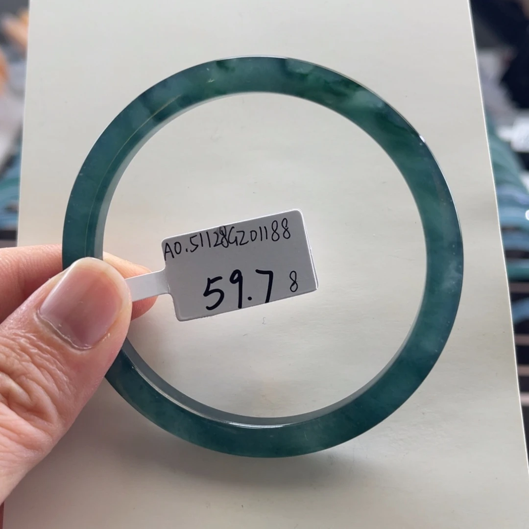 翡翠未镶嵌手镯59.78