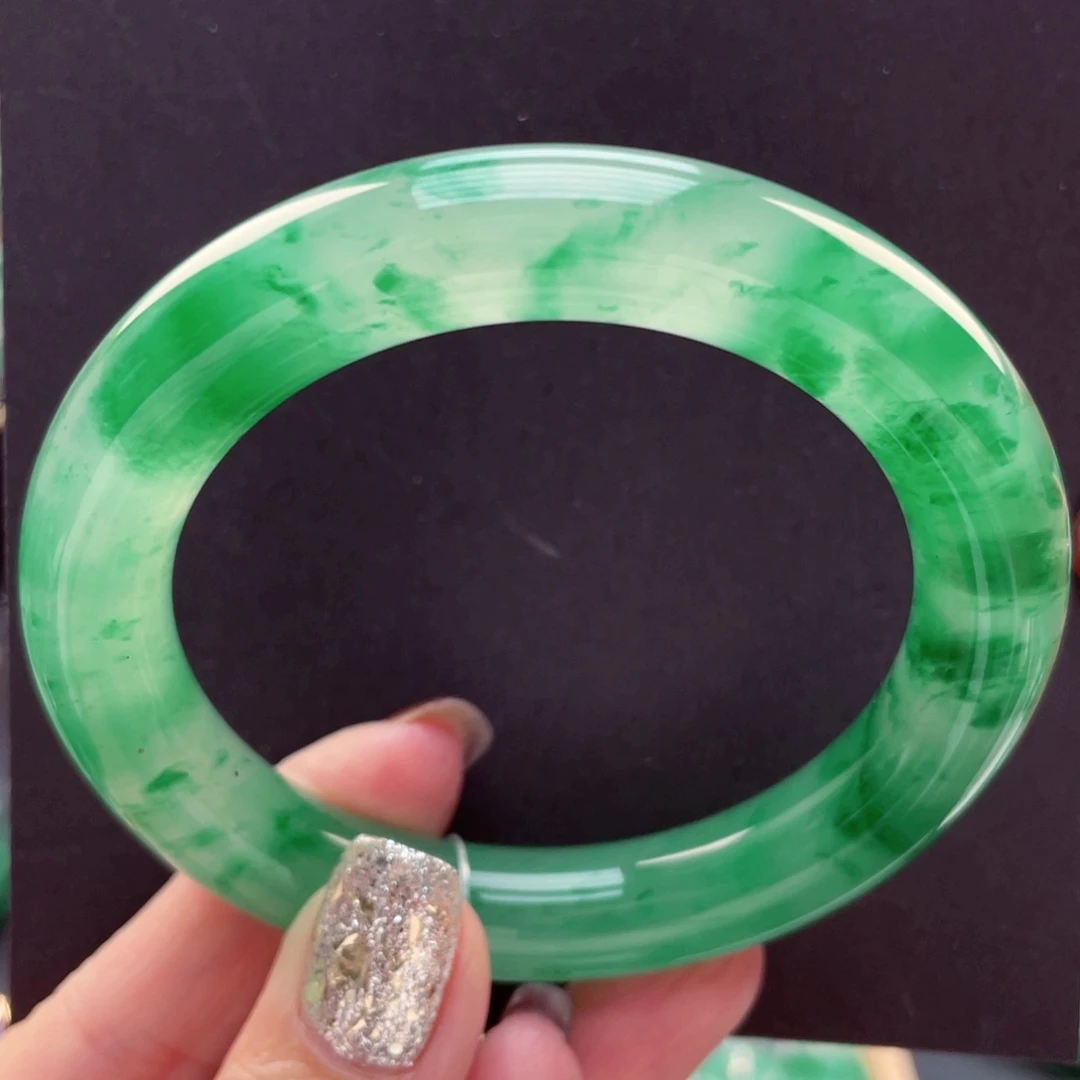 石英质玉未镶嵌手镯56-57